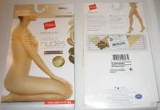 LOT OF 2 - HANES PREMIUM PERFECT NUDES - S - BUFF - TUMMY CONTROL PANTYHOSE