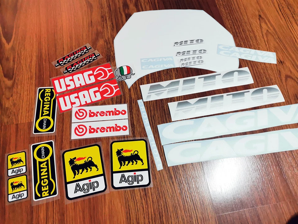 Cagiva Mito 125 EVO decal set vinyl adesivi autocollants ステッ