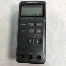 Radio Shack 22-163 Digital LCD Multimeter Auto-Ranging Meter w Leads B12