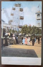 Chime Tower/Ferris Wheel/Giant See-saw, Steeplechase Park, Coney Island, NY-1909
