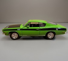 Plymouth Barracuda 440 Road Legends Lime Green 1969 118 Diecast Model Car