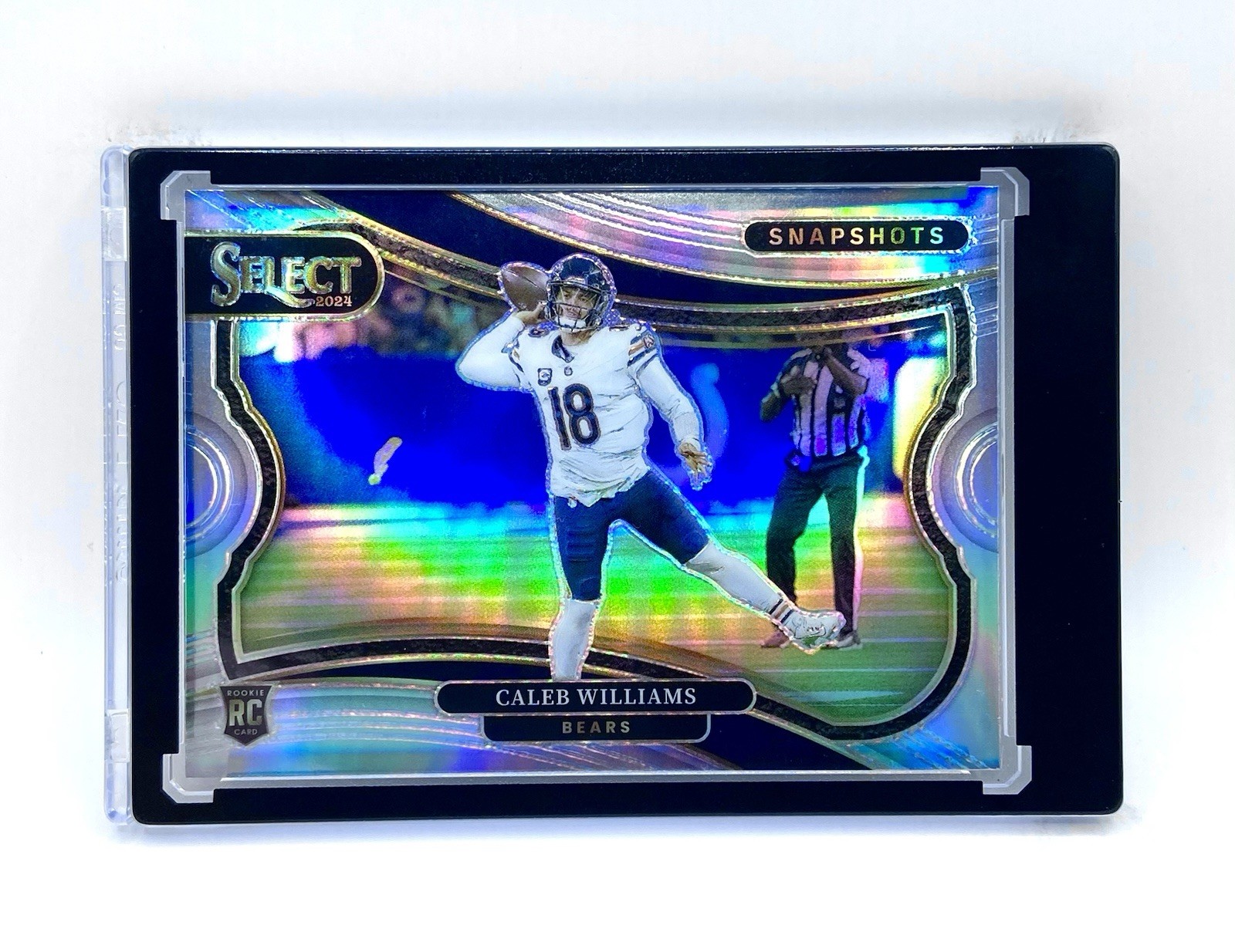 2024 Panini Select Caleb Williams Snapshots Silver Chicago Bears Rookie RC #14