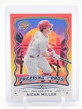 AIDAN MILLER 2025 PANINI PROSPECT EDITION PREPPING FOR THE PROS PURPLE /99 Q4561