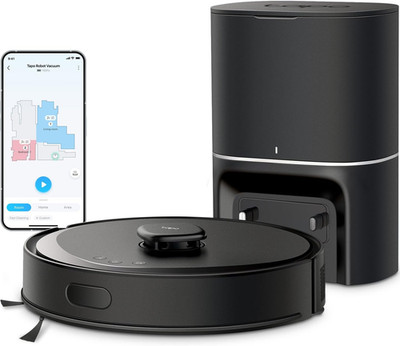 Tapo Lidar Smart Navigation Robot Vacuum and Mop with Self-Emptying Dock, 5300Pa