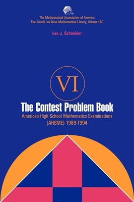 Contest Problem Book VI: American High School Mathematics Examinations 1989-...
