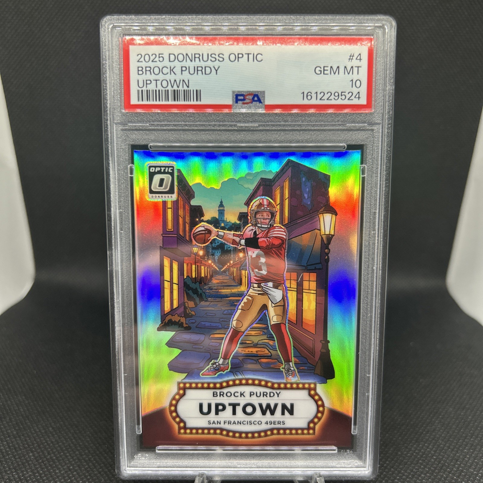 2025 Panini Donruss Optic - Uptowns Brock Purdy #4 PSA 10