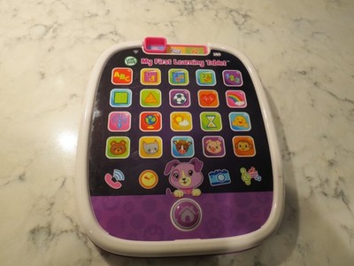 Leap Frog My First Learning Tablet purple interactive educational toy lights