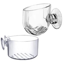 Acrylic Aquatic Plant Cup Water Plant Pot Cup with Suction Cup for Fish Tank