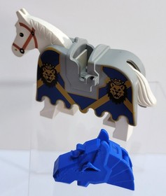 LEGO Horse Barding, Armor Lion Heads Knights Kingdom I King Leo's Castle 6091