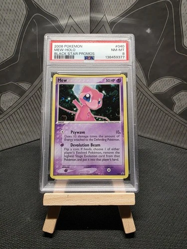 2006 Mew Holo Black Star Promo #040 PSA 8