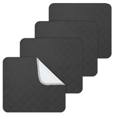 4 Pack Waterproof Chair Pads for Incontinence, Reusable Seat Protectors 18" x