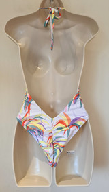 L'Agent By Agent Provocateur Tayler T Swimsuit Tropical Palm Size M UK 8-10 New