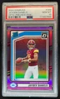 2024 Donruss Jayden Daniels Optic Rated Rookie Preview Pink #389 PSA 10