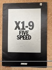 Fiat X1/9 Five Speed,6 Page Brochure in Italian (rare) Feb.1981