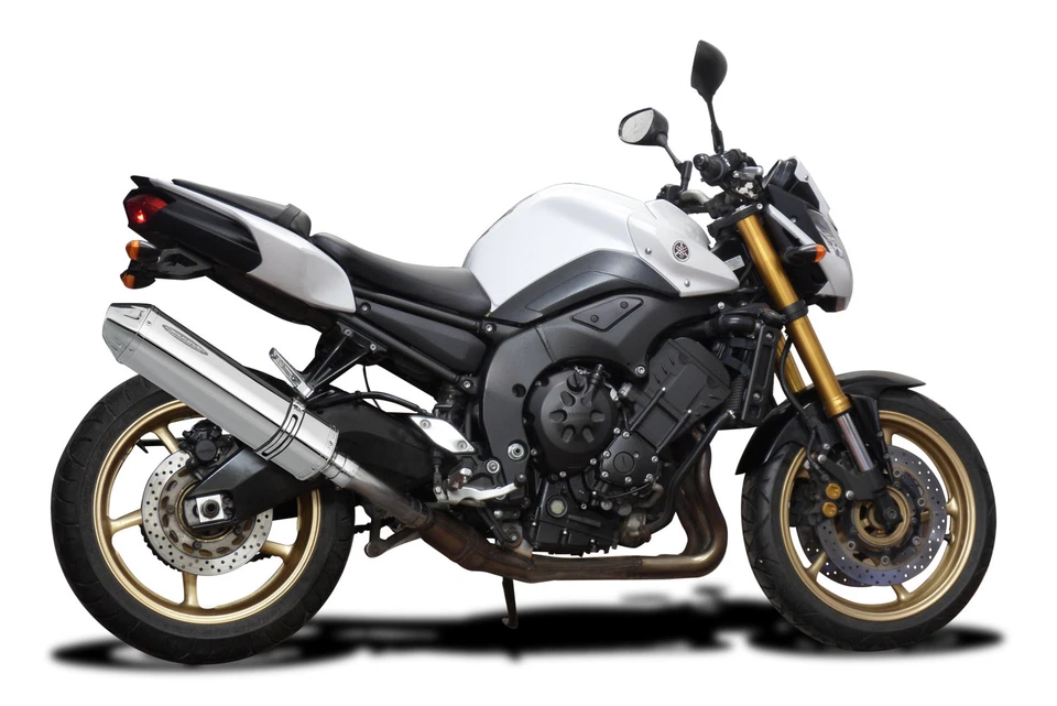 Yamaha Fazer 8 FZ8 2010-2015 Slip On 17" Tri-Oval Kit Silenciador de Escape Inoxidable Foto 3 de 4