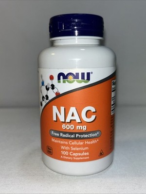 Sealed Now Foods 600 Mg NAC Supplement 100 Caps  