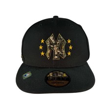 New York Yankees New Era 9FIFTY Gorra Snapback Negra Camuflaje Dorado Estrella Logo Gorra