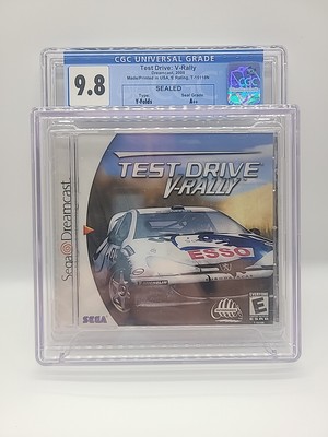 Test Drive V-Rally CGC 9.8 A++ Sega Dreamcast Graded Sealed Not WATA, PSA, VGA