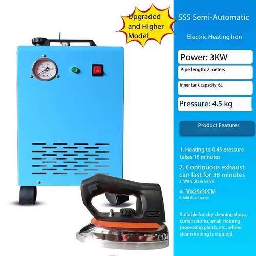 Caldaia elettrica pressurizzata a vapore completamente automatica attrezzatura da stiro indumenti - Foto 21 di 21