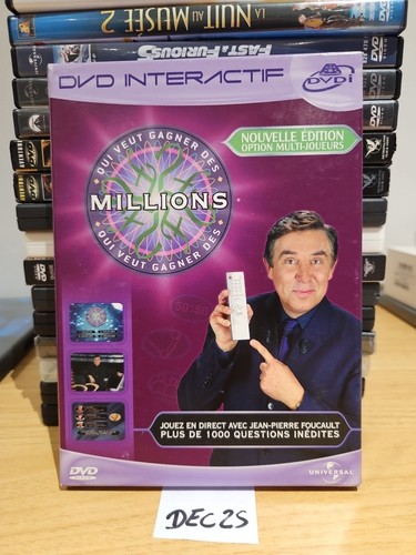 Jeu "Qui Veut Gagner Des Millions ? Seconde Edition" Sur PlayStation 2 - Version FR, En Très Bon état