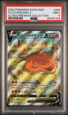 リザードンV SAR CharizardV SWSH260 Pokemon TCG Charizard V SWSH260 Ultra Premium Promo PSA 9 | eBay