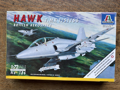 Italeri 186,1:72,Hawk t mk 1/51/66 British Aerospace,NEU UNBENUTZT
