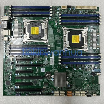 For Supermicro X10DAI Server Motherbroad Intel C612 Socket R DDR4
