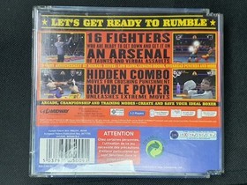 Ready 2 Rumble Boxing Sega Dreamcast w Manual