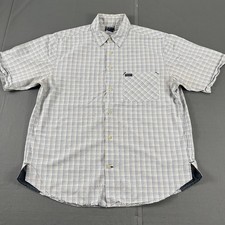 Vintage Guess Shirt Mens Large Plaid USA Marciano 90s