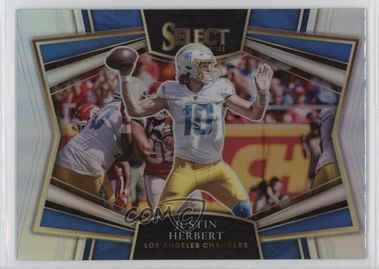 2021 Panini Select Snapshots Silver Prizm Justin Herbert #SS-1 11nu