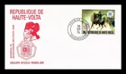 DR JIM STAMPS COVER INTERPHIL 76 BATTLE OF TRENTON REPUBLIC OF HAUTE-VOLTA FDC
