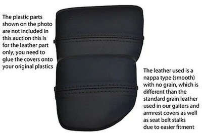 Schwarz Naht Für Mazda MX5 MK2 01-05 Miata Mittelkonsole Getränkehalter Cover