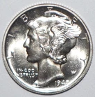 1942 Mercury Dime CHOICE BRILLIANT UNCIRCULATED (C242)