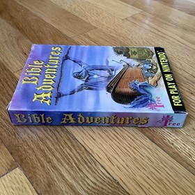 BIBLE ADVENTURES CIB w/ manual & box for Nintendo NES (1991), TESTED & WORKS!