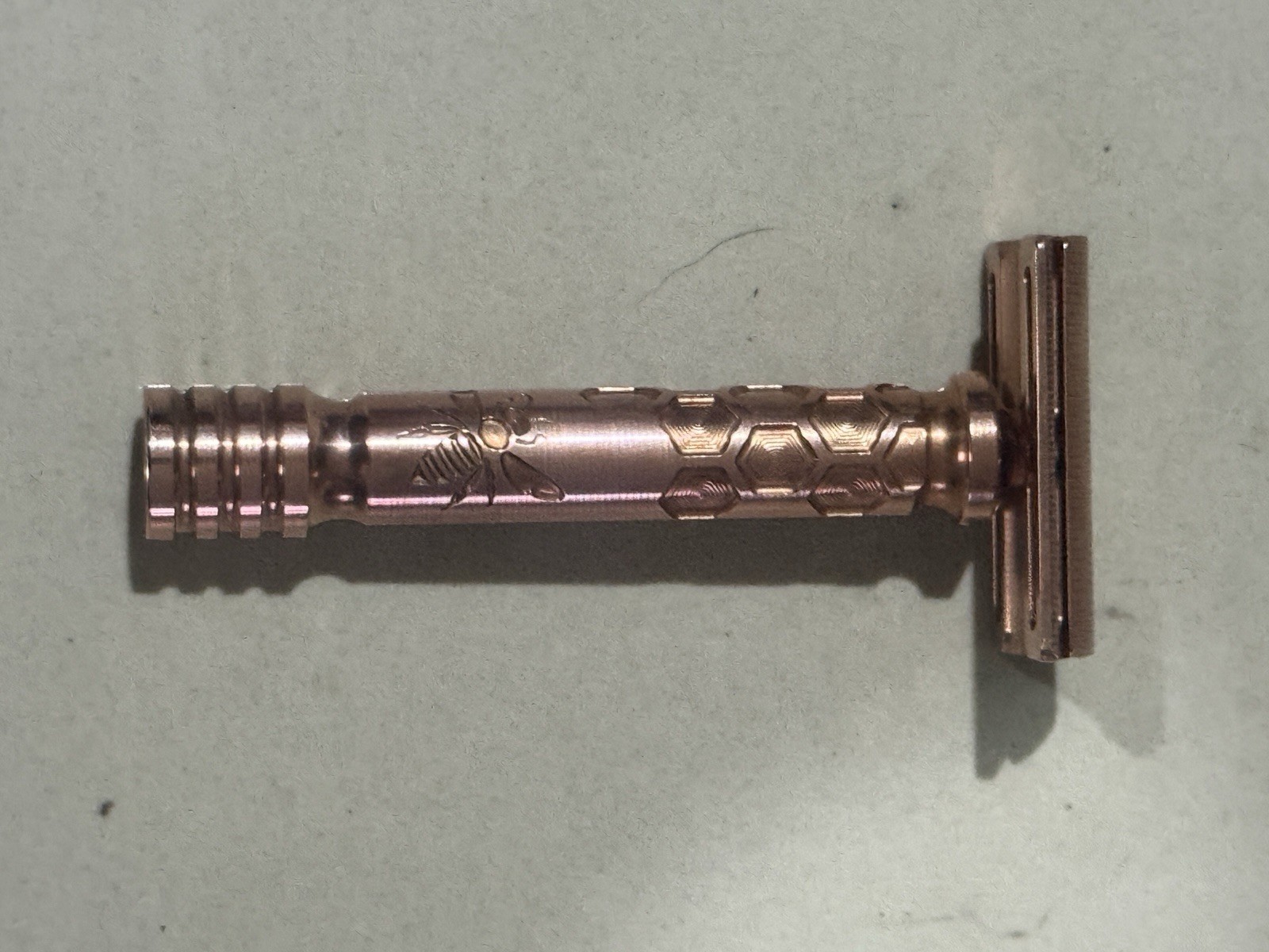 Charcoal Goods Solid Copper Stinger Double Edge Safety Razor