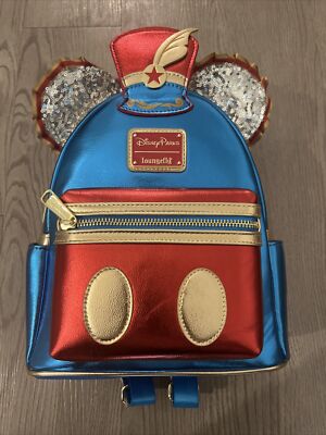 Loungefly Disney Parks Mickey Main Attraction Dumbo Mini Backpack 50th Anniv Bag Mickey Mouse The Main Attraction Loungefly Mini Backpack  main image 4