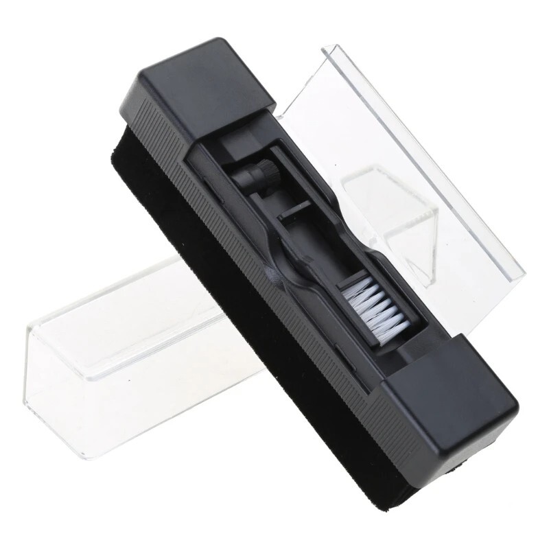 Vinyl Records Brush TPU Carbon Fiber Media Player Anti-Static LP Device Cleaning-image