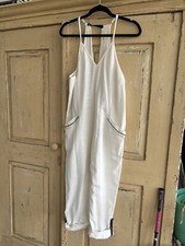 Women's XS White Cotton Romper By NIBI Montauk