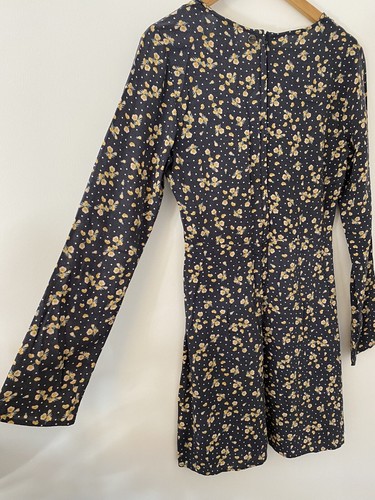 All About Eve Dress 8 Navy Floral General Pants Boho Gypsy. Free Post - Picture 7 of 7