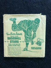1953 Vintage View-Master Reels - Baseball Stars of the Major Leagues 725/726/727