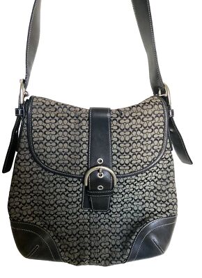 美品✨vintage coach old shoulder bag BLACK Vintage Coach Black F3K-6376 Shoulder Bag Crossbody Purse Bag | eBay