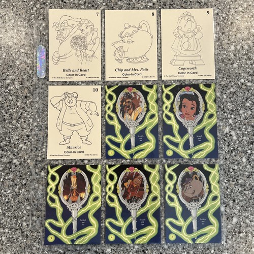 1992 Disney’s Beauty And The Beast Pro Complete Base Card Set & Bonus Cards - Bild 11 von 12