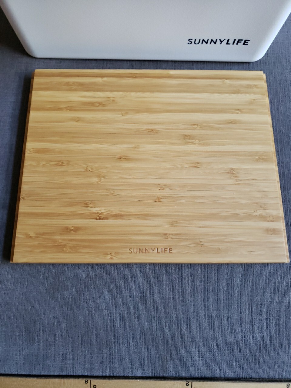 Very RARE! - SUNNYLIFE Hard Shell Cooler With Handle! Reverseable Bamboo Lid!!