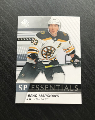 2019-20 UD SP Authentic SP Essentials #SPE-BM Brad Marchand Boston Bruins