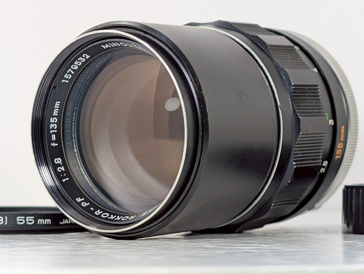 Exc+4] Minolta MC Tele Rokkor-PF 135mm f/2.8 Telephoto MF