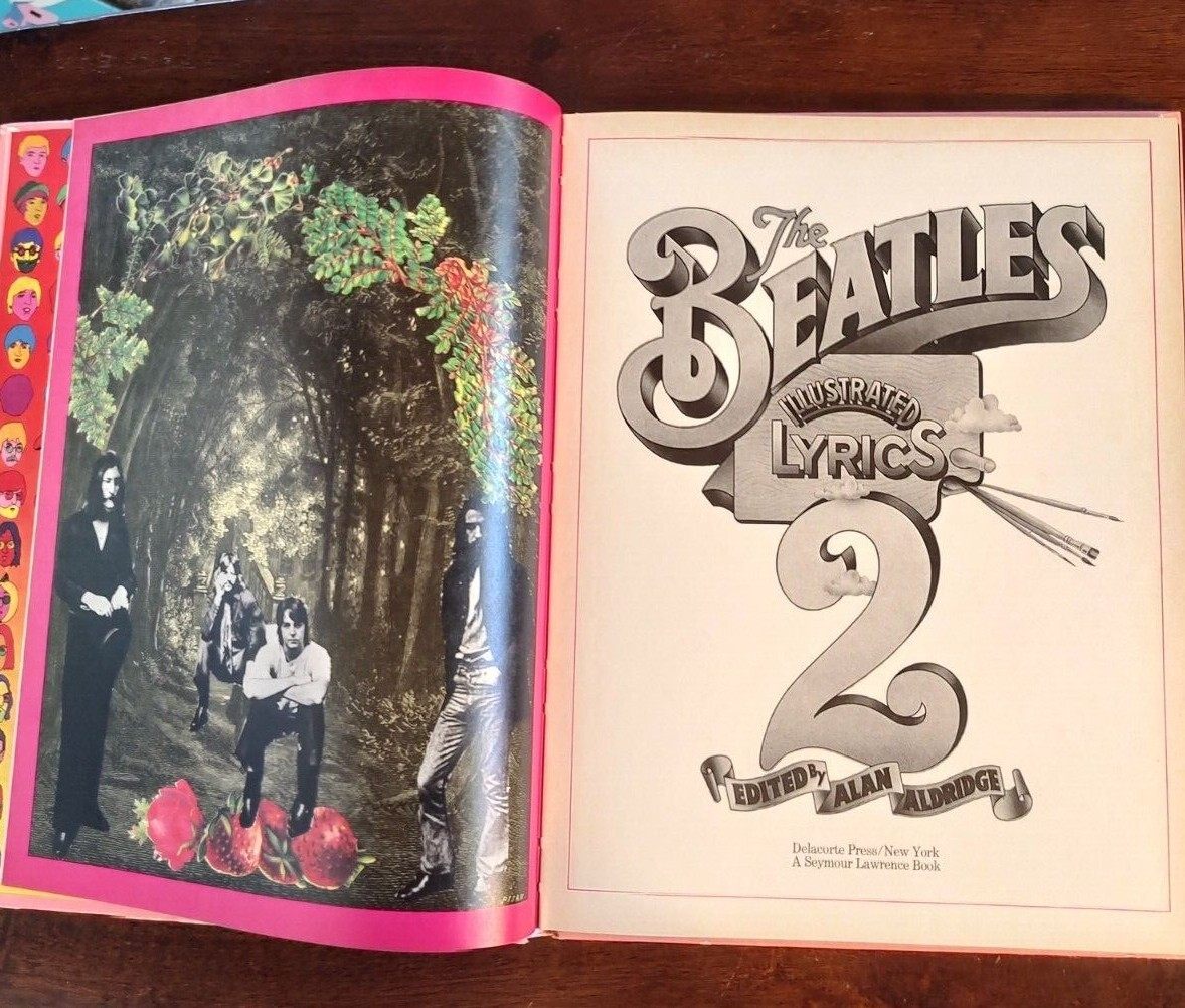 The Beatles Illustrated Lyrics 2, 1971 First American Edition