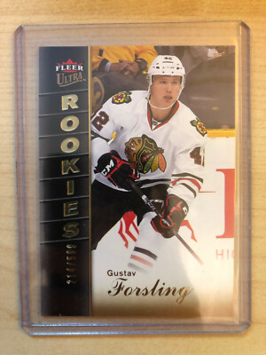 2016-17 Fleer Showcase Ultra Rookies #U19 Gustav Forsling - Chicago 214/599