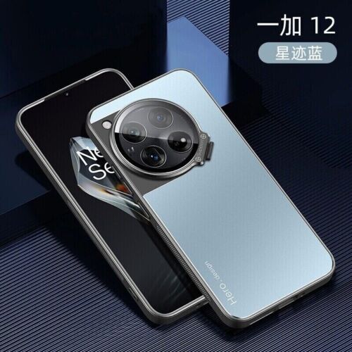For OnePlus 12, Luxury Hybrid Armor Cover KickStand Lens Camera Metal Case - Picture 13 of 14
