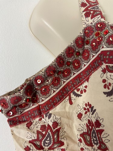 F&F size 18 womens summer top red mix shoulder strap 100% cotton - Picture 8 of 14