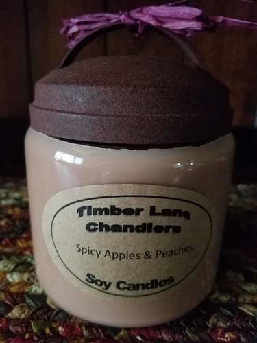 Fall Collection 16 oz. Apothecary Jar, Handmade Soy Candles - Picture 15 of 20